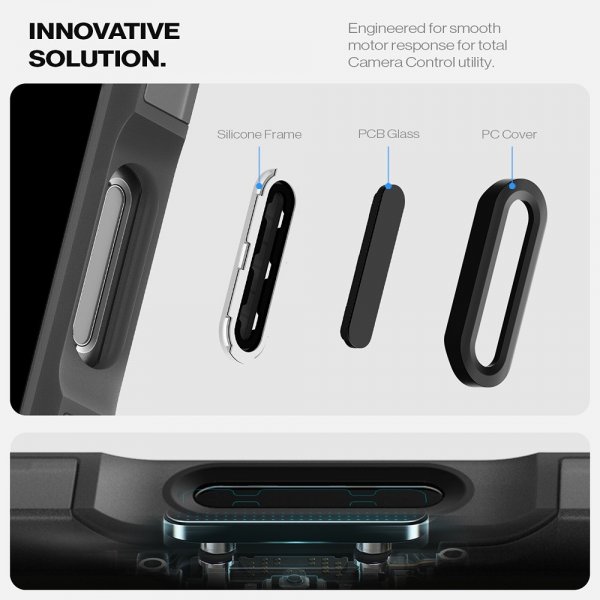 Spigen iPhone 16 Pro Max Kuori Tough Armor T MagFit Frost Black