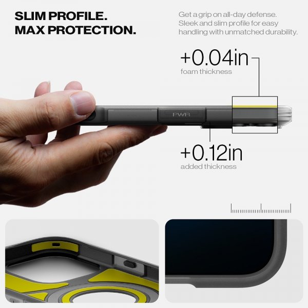 Spigen iPhone 16 Pro Max Kuori Tough Armor T MagFit Frost Black