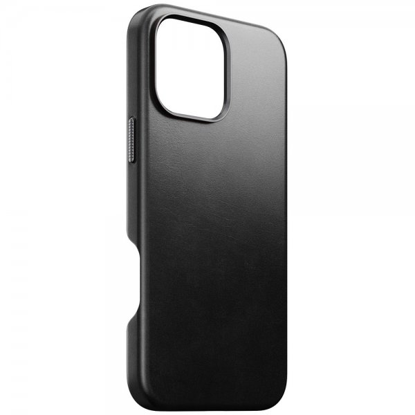 Nomad iPhone 16 Pro Max -kuori Traditional Leather Case Horween, musta