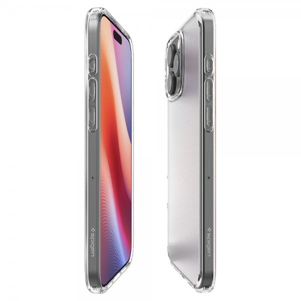 Spigen iPhone 16 Pro Max -suojakuori Ultra Hybrid Frost Clear