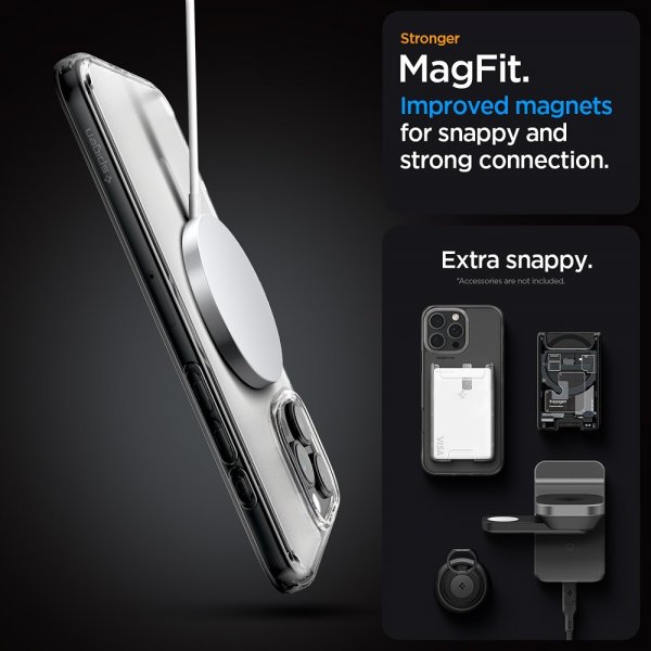 Spigen iPhone 16 Pro Max Kuori Ultra Hybrid MagFit Frost Clear