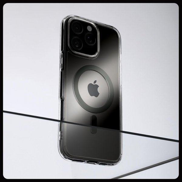 Spigen iPhone 16 Pro Max -suojakuori Ultra Hybrid MagFit Graphite