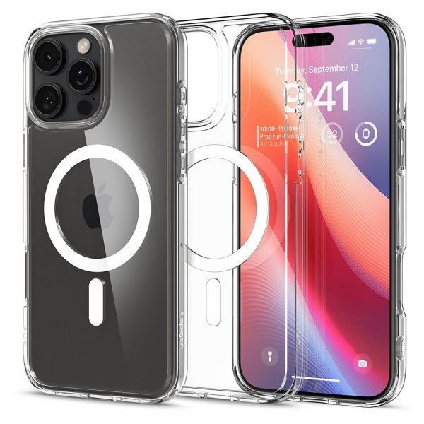 Spigen iPhone 16 Pro Max Kuori Ultra Hybrid MagFit Valkoinen