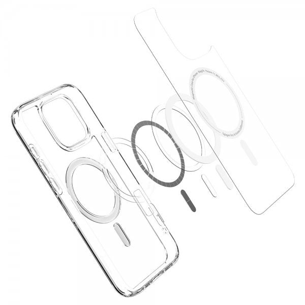 Spigen iPhone 16 Pro Max Kuori Ultra Hybrid MagFit Valkoinen