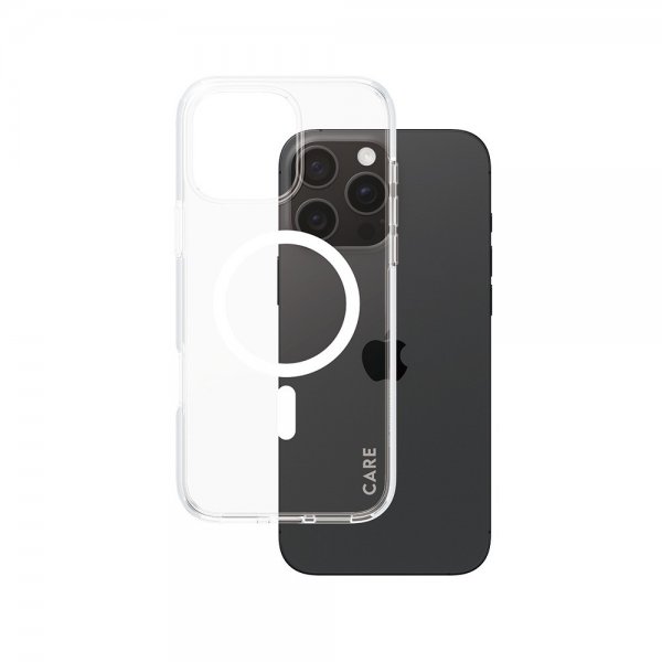 CARE by PanzerGlass iPhone 16 Pro Max -suojakuori Urban Combat MagSafe, valkoinen