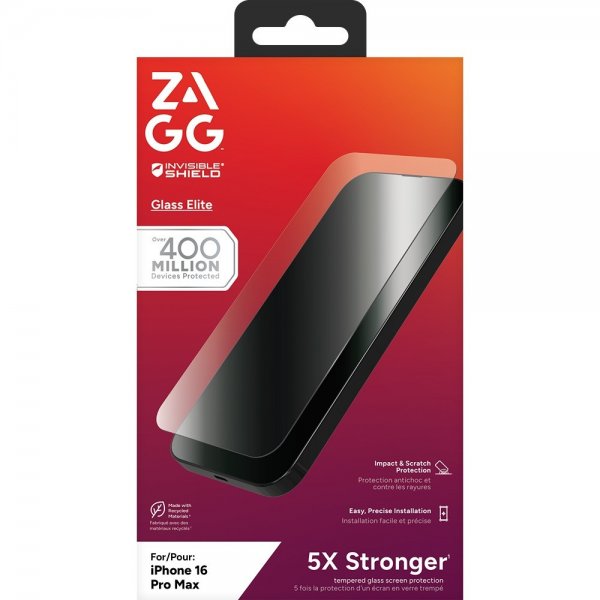 ZAGG InvisibleShield iPhone 16 Pro Max -näytönsuoja Glass Elite