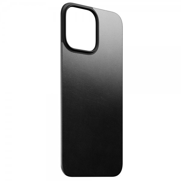 Nomad iPhone 16 Pro Max Skin Magnetic Leather Back musta