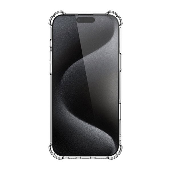 iPhone 16 Pro Kuori Iskunkestävä Läpinäkyvä