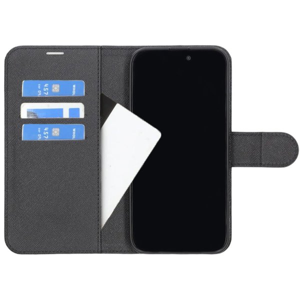 iPhone 16 Pro Kotelo Jalustalla Musta
