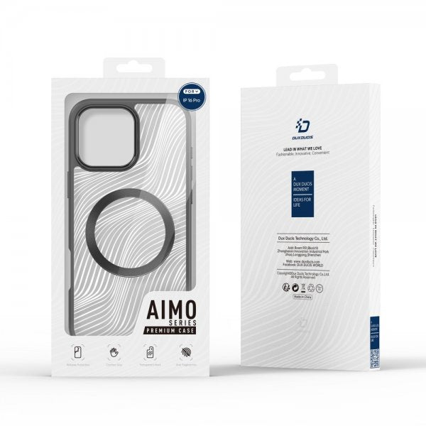 Dux Ducis iPhone 16 Pro Kuori Aimo Series MagSafe Musta