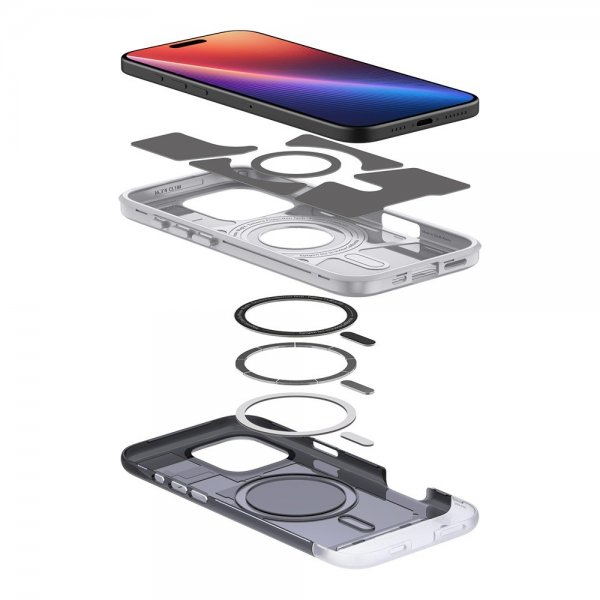 Spigen iPhone 16 Pro -suojakuori Classic C1 MagFit Graphite