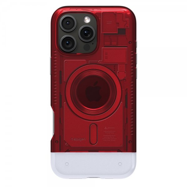 Spigen iPhone 16 Pro -kuori Classic C1 MagFit Ruby