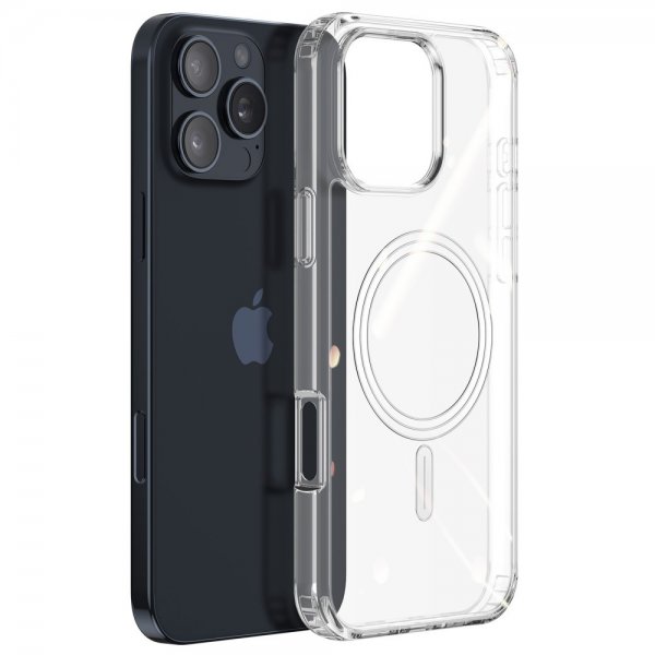 Dux Ducis iPhone 16 Pro -kuori Clin Series MagSafe Läpinäkyvä