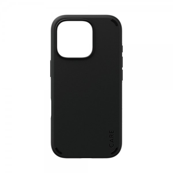 CARE by PanzerGlass iPhone 16 Pro -suojakuori Double Defence, musta