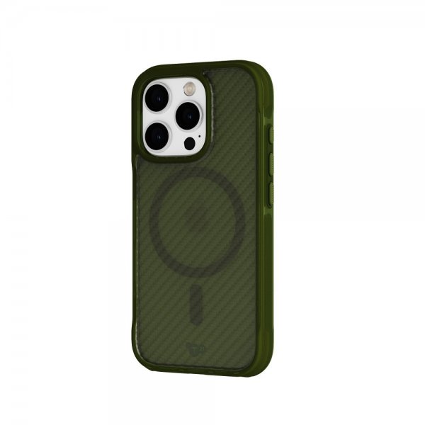 Tech21 iPhone 16 Pro -kuori EvoArmor MagSafe vihreä