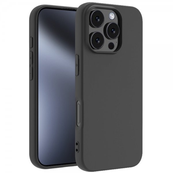 Nordic Covers iPhone 16 Pro Kuori Feather Series Raven Black