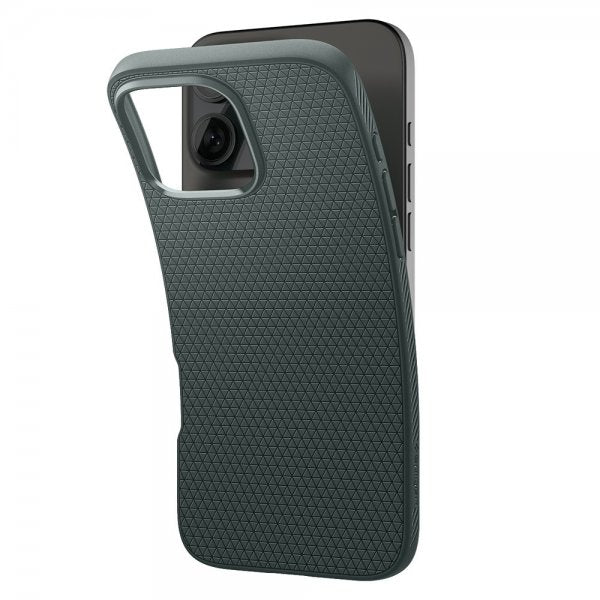 Spigen iPhone 16 Pro -kuori Liquid Air Abyss Green