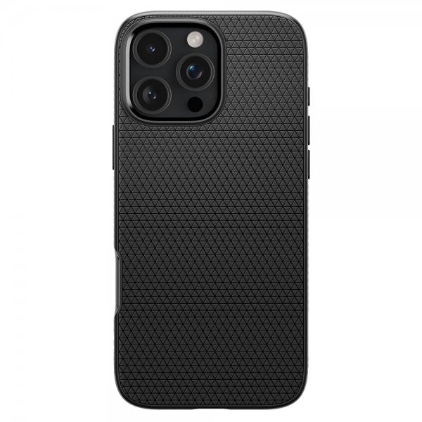 Spigen iPhone 16 Pro Kuori Liquid Air Mattamusta