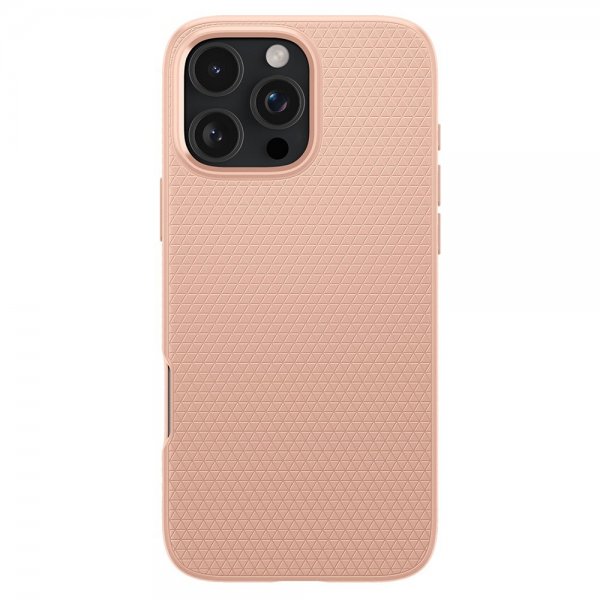 Spigen iPhone 16 Pro -kuori Liquid Air Rose Titanium