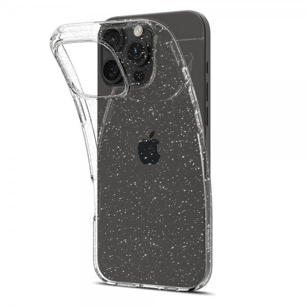 Spigen iPhone 16 Pro -kuori Liquid Crystal Glitter Crystal Quartz