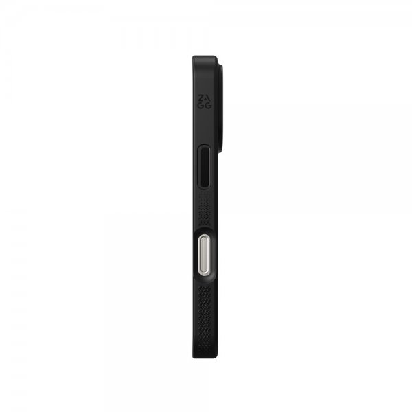 ZAGG iPhone 16 Pro Luxe Snap -suojakuori, musta