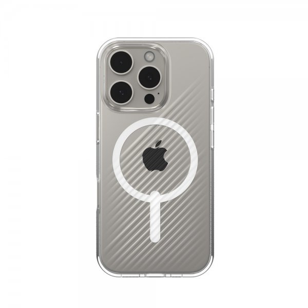 ZAGG iPhone 16 Pro Kuori Luxe Snap Läpinäkyvä