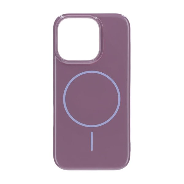 iPhone 16 Pro Kuori TPU MagSafe Kiiltävä Violetti