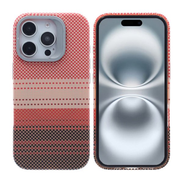 iPhone 16 Pro Kuori Kokoontaittuva Jalusta MagSafe Oranssi