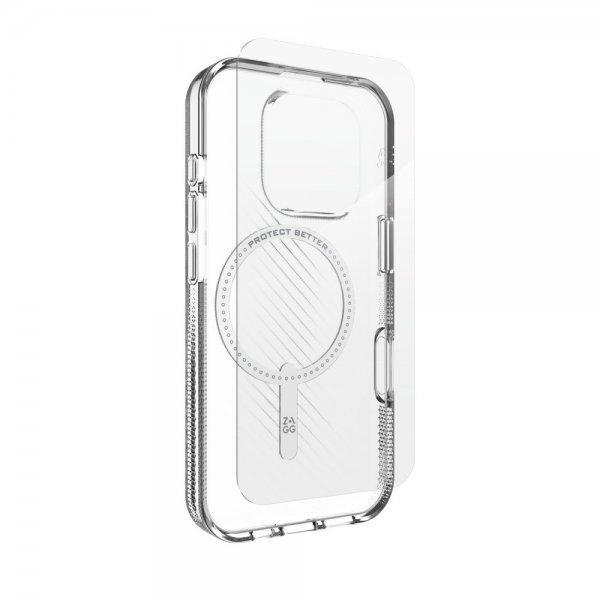ZAGG iPhone 16 Pro -kuoret ja näytönsuoja Luxe Snap & Glass