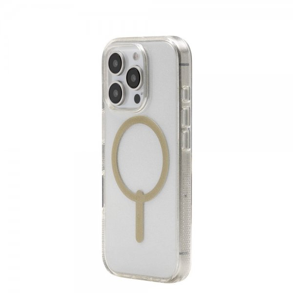 ZAGG iPhone 16 Pro -kuori Milan Snap Gold Glitter
