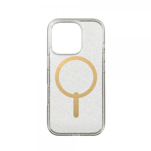 ZAGG iPhone 16 Pro -kuori Milan Snap Gold Glitter