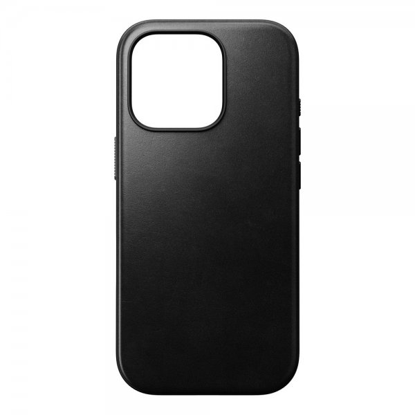 Nomad iPhone 16 Pro Kuori Modern Leather Case Horween Musta