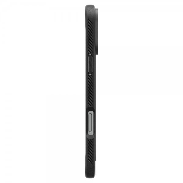 Spigen iPhone 16 Pro -kuori Rugged Armor MagFit mattamusta