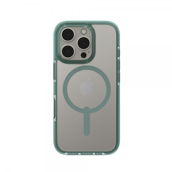 ZAGG iPhone 16 Pro -kuori Santa Cruz Snap vihreä