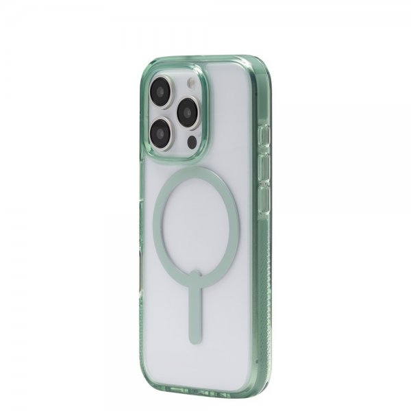 ZAGG iPhone 16 Pro -kuori Santa Cruz Snap vihreä