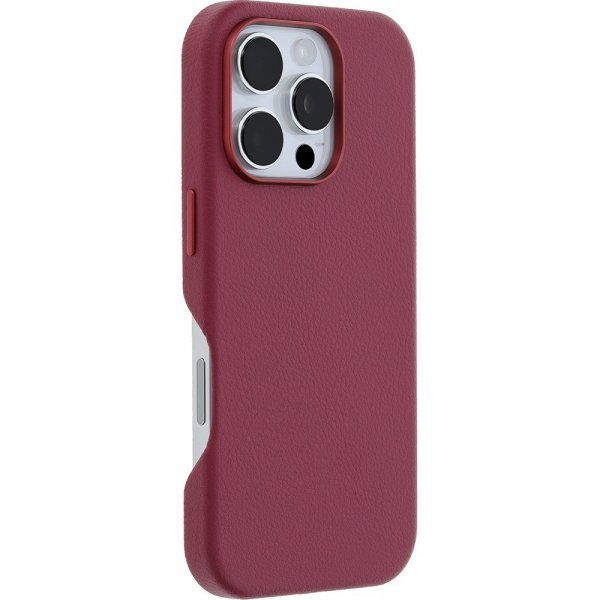 Otterbox iPhone 16 Pro Suojakuori Symmetry Cactus Leather MagSafe Foxberry