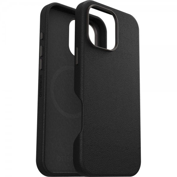 Otterbox iPhone 16 Pro Kuori Symmetry Cactus Leather MagSafe Noir Ash