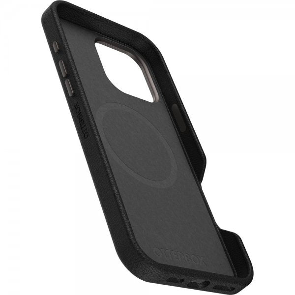 Otterbox iPhone 16 Pro Kuori Symmetry Cactus Leather MagSafe Noir Ash