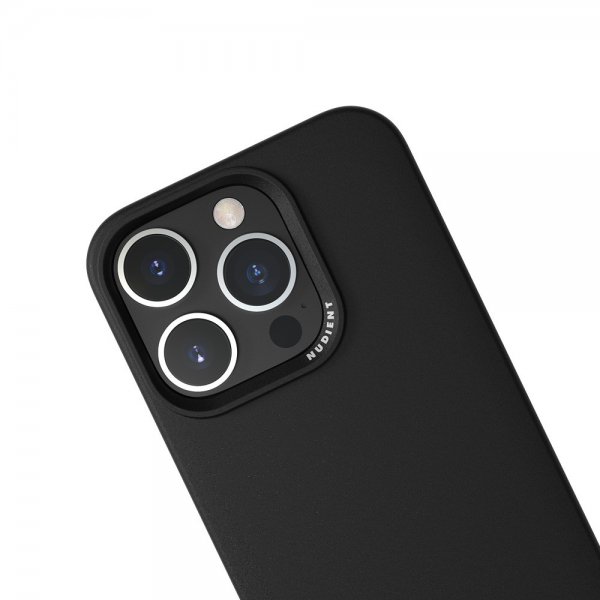 Nudient iPhone 16 Pro Kuori Thin Case MagSafe Ink Black