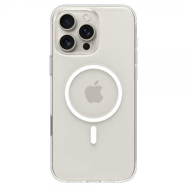 Spigen iPhone 16 Pro Kuori Thin Fit T MagFit Kirkas Valkoinen