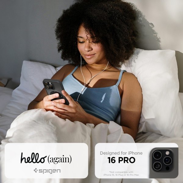 Spigen iPhone 16 Pro Kuori Ultra Hybrid Classic MagFit Musta