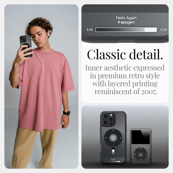 Spigen iPhone 16 Pro Kuori Ultra Hybrid Classic MagFit Musta