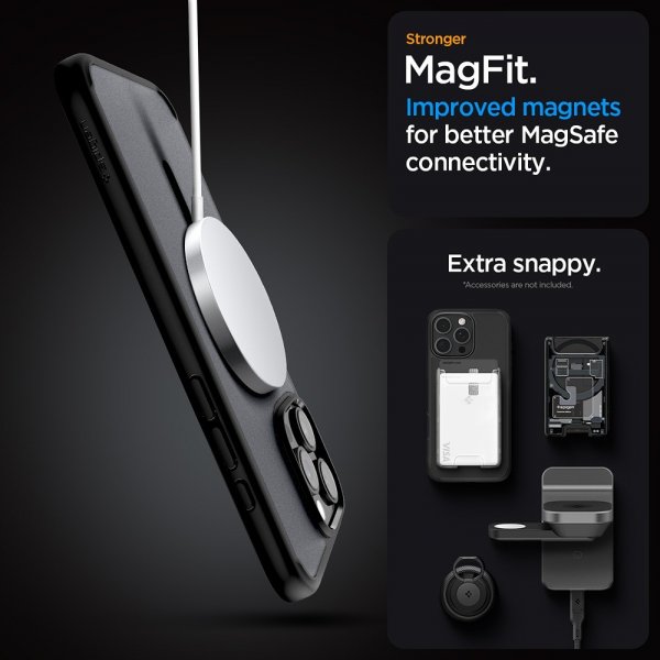 Spigen iPhone 16 Pro Kuori Ultra Hybrid MagFit Frost Black