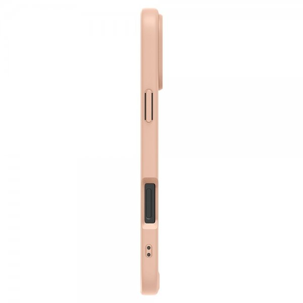 Spigen iPhone 16 Pro -kuori Ultra Hybrid MagFit Frost Rose Titanium