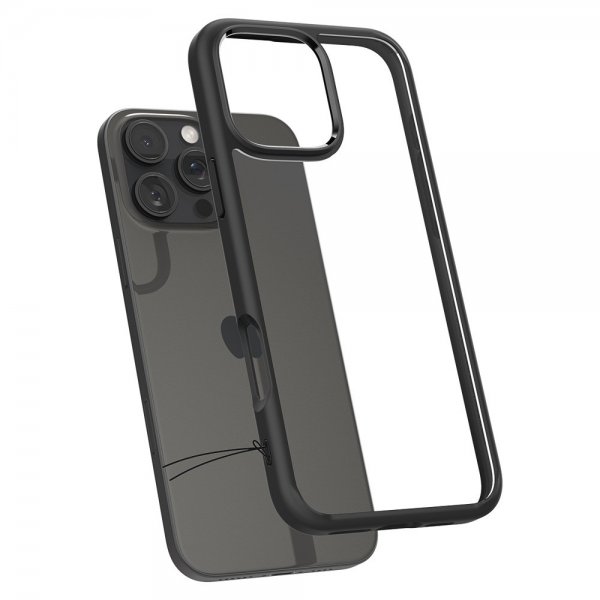 Spigen iPhone 16 Pro Kuori Ultra Hybrid Matta Musta