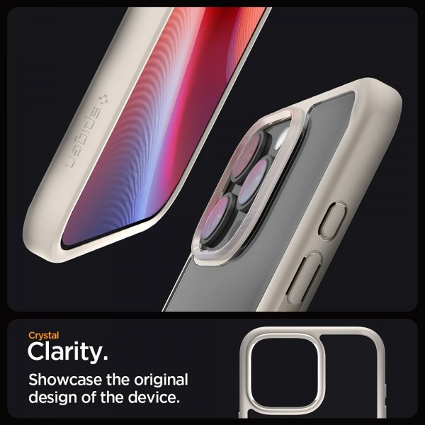 Spigen iPhone 16 Pro Kuori Ultra Hybrid Natural Titanium