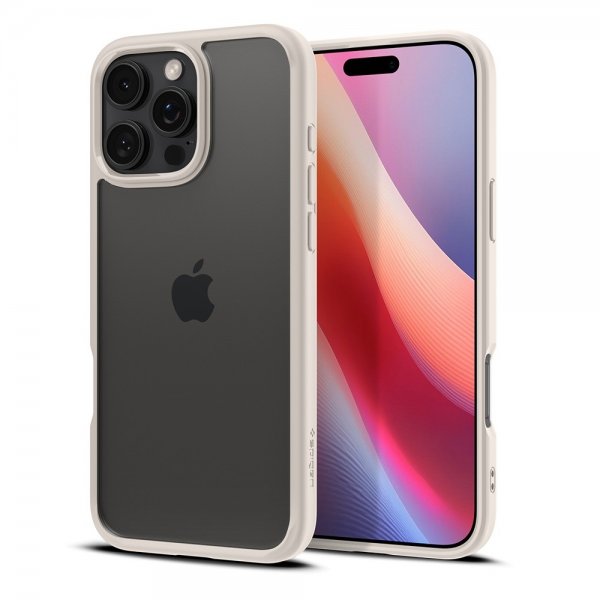 Spigen iPhone 16 Pro Kuori Ultra Hybrid Natural Titanium