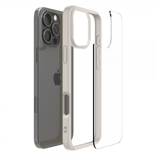 Spigen iPhone 16 Pro Kuori Ultra Hybrid Natural Titanium