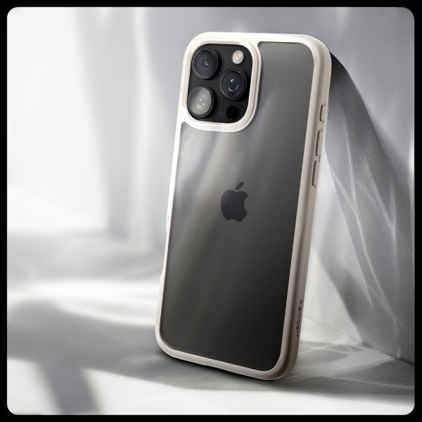 Spigen iPhone 16 Pro Kuori Ultra Hybrid Natural Titanium