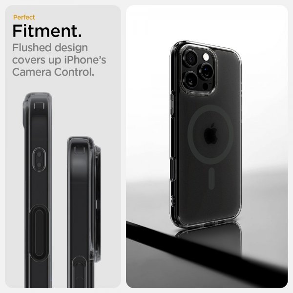 Spigen iPhone 16 Pro -kuori Ultra Hybrid T MagFit Frost Black